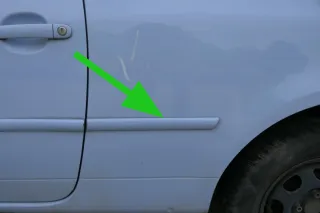 Lupo NUR Zierleiste Leiste Abdeckung rechts links -blau LR5D hellblau - Bild 1