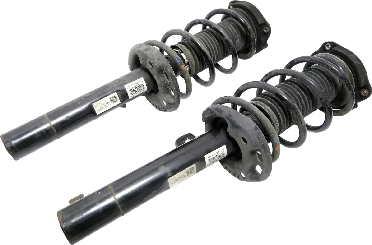 4x Golf 5 V Stoßdämpfer Federbein Feder 1K0413031BE vorn rechts +links 21.000km - Bild 1
