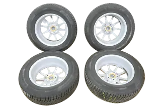 4x Golf 5 6 Alufelgen 215/65R16 98H Winterreifen Reifen 6mm KBA 49925 Dezent - Bild 6