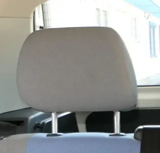 1x Skoda Fabia 5J Kopfstütze hinten rechts links - silber anthrazit - Bild 2