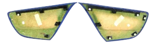 2 Lupo Arosa Türverkleidung Verkleidung Seite hinten links rechts Abdeckung blau - Bild 3