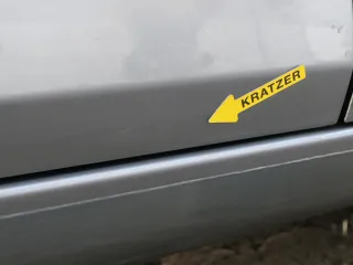 VW Golf Plus 5M 6 521 Türblatt Tür hinten rechts grau LA7T + Rahmen - Bild 4
