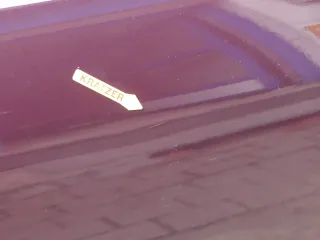 A4 B5 Tür nur Türblatt vorne rechts Beifahrertür blau lila LY3K Kombi od Limo - Bild 9