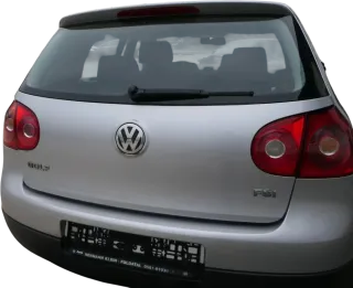 VW Golf 5 V Heckklappe hinten Kofferraumklappe mit Scheibe silber grau LA7W Sil - Bild 5
