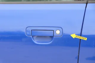 A4 B5 Tür nur Türblatt vorne links Fahrertür blau LZ5M Kombi oder Limo - Bild 3