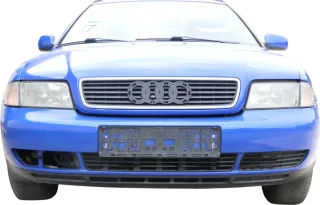 Audi A4 B5 Kombi + Limo Stoßstange vorne Frontstoßstange blau LZ5M Stoßfänger - Bild 1