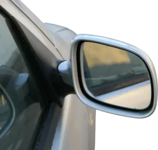 Skoda Fabia 6Y elektrisch Spiegel Außenspiegel rechts mit Glas grau LF7T silber - Bild 2