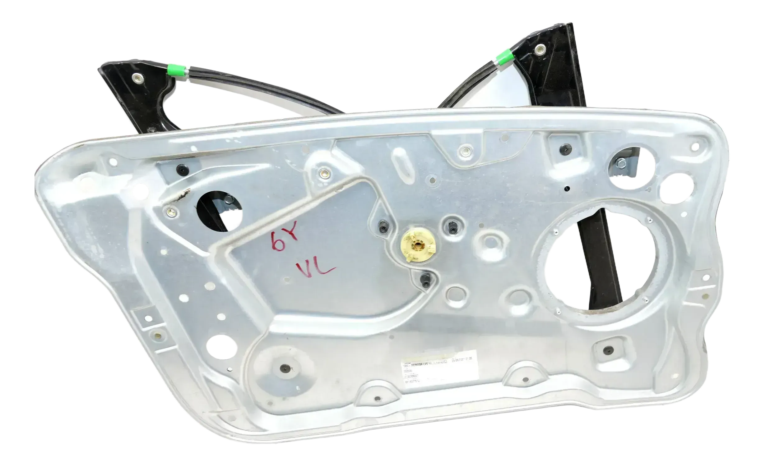 Skoda Fabia 6Y elektrischer Fensterheber Gestänge vorne links Modul Seilzug - Bild 1