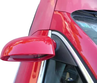 VW Passat 3C elektrischer Spiegel Außenspiegel links mit Glas Blinker rot LY3D - Bild 3