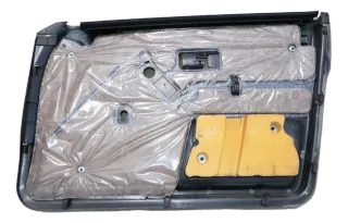 1x Audi 80 Türverkleidung Verkleidung Tür vorne links Griff Öffner Türgriff grau - Bild 3