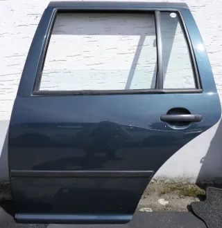 VW Golf 4 Bora Tür hinten links nur Kombi / Variant grün LC6X - Bild 1