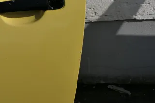 Seat Ibiza 6L Tür Fahrertür 3-Türer vorne links gelb LS1H - Bild 5