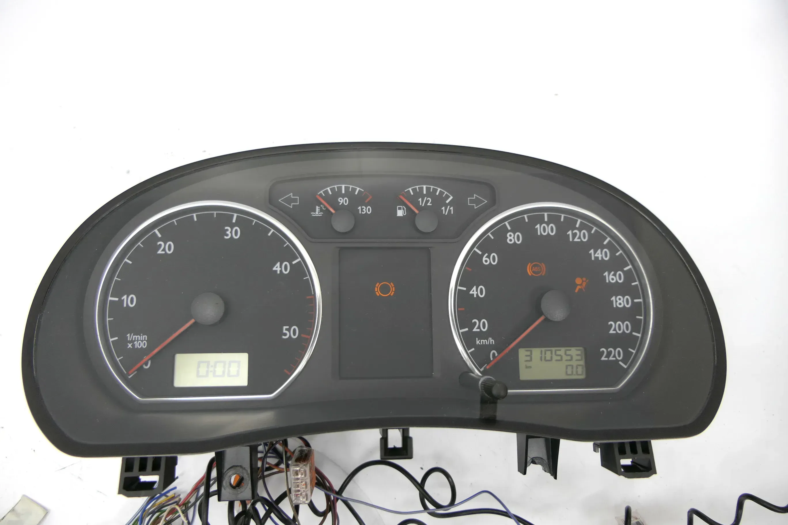 VW Polo 9N Tacho Tachometer Kombiinstrument 310.000km 6Q0920801M 1,4 TDI AMF BA - Bild 1