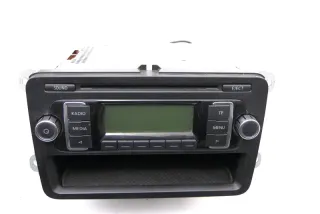 VW Golf 5 Radio CD Player Original RCD300 BVX 1K0035156 mit Code 1K0057156B - Bild 1