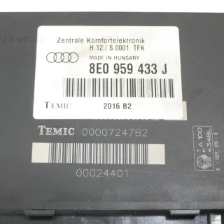 Audi AA 8E B6 Steuergerät Komfortsteuergerät 8E0959433AL Komfort KSG 8E0959433AJ - Bild 3