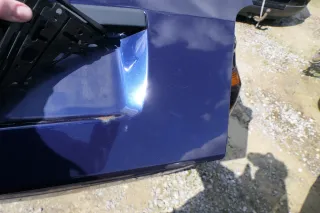 Golf 3 1E Cabrio Heckklappe Kofferraumklappe hinten Klappe blau LC5U ohneAnbaute - Bild 2