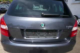 Skoda Fabia 5J Combi Stoßstange hinten Heckstoßstange grau LF8J - Bild 4