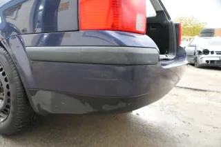 VW Passat 3B 3B5 Kombi Stoßstange hinten Heckstoßstange Stoßfänger blau LN5Y - Bild 4