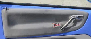 1x VW Lupo Arosa Türverkleidung Verkleidung Tür vorne links oben grau - Bild 1