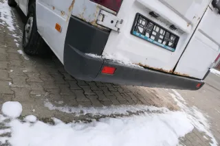 VW LT 35 2D Stoßstange hinten Frontstoßstange schwarz Träger - Bild 3