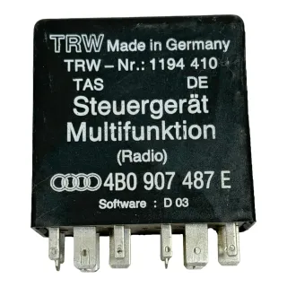 Audi A4 B5 A6 VW Sharan Passat 3B Relais 609 Multifunktion Lenkrad 4B0907487E - Bild 1