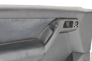 Golf 4 3 1E Cabrio 1E Türverkleidung Verkleidung Tür vorne links schwarz LEDER - Bild 3
