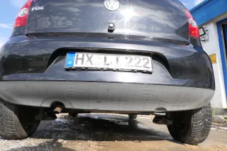 VW Fox 5Z Stoßstange hinten Stoßfänger schwarz LC9Z Heckstoßstange - Bild 6