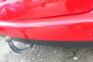 VW Touran 1T Stoßstange hinten Heckstoßstange Stoßfänger rot LY3D - Bild 3