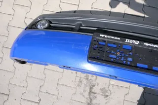 VW Lupo Stoßstange vorne Frontstoßstange Stoßfänger blau LW5Z - Bild 6