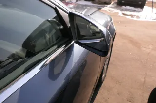 Audi A6 4F C6 Spiegel Außenspiegel rechts vorne elektrisch blau grau LZ7R - Bild 2