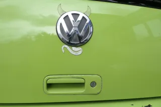 VW Lupo 6X Heckklappe Klappe Kofferraumklappe Scheibe grün LR6A ohneAnbautei - Bild 4