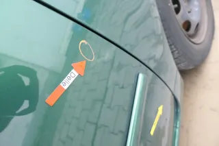 VW Lupo Seat Arosa Tür vorne rechts Beifahrertür grün LA6N (für elektr.Fenst - Bild 8