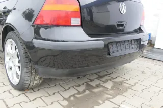 VW Golf 4 Limousine Stoßstange hinten Heckstoßstange Stoßfänger schwarz LC9Z bla - Bild 4