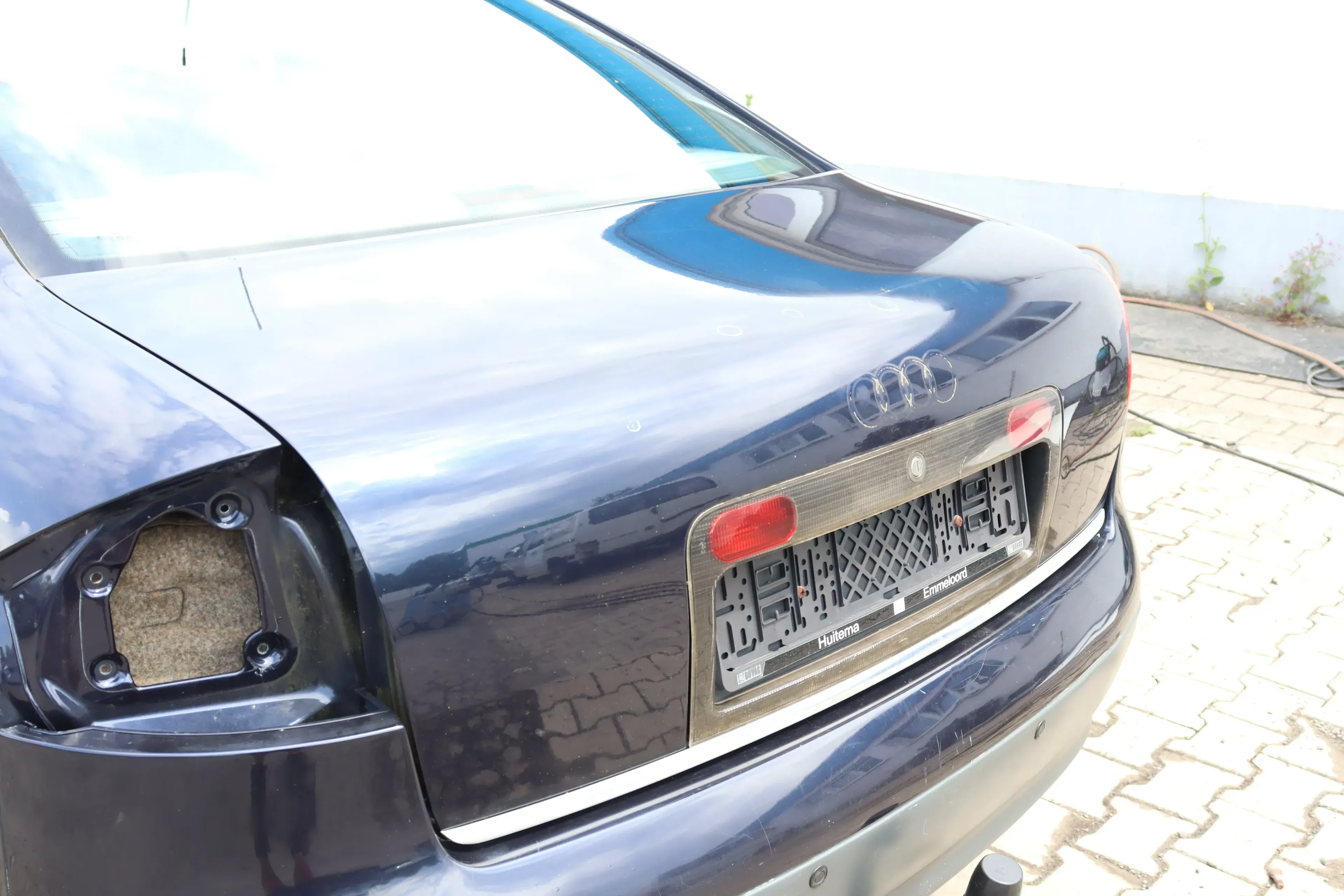 Audi A6 4B Limousine Kofferraumklappe hinten Heckklappe Deckel blau LZ5L ming - Bild 1