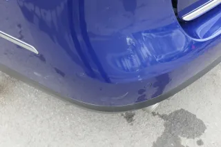 VW Passat 3C Kombi Stoßstange hinten Heckstoßstange Stoßfänger blau LC5E PDC - Bild 2
