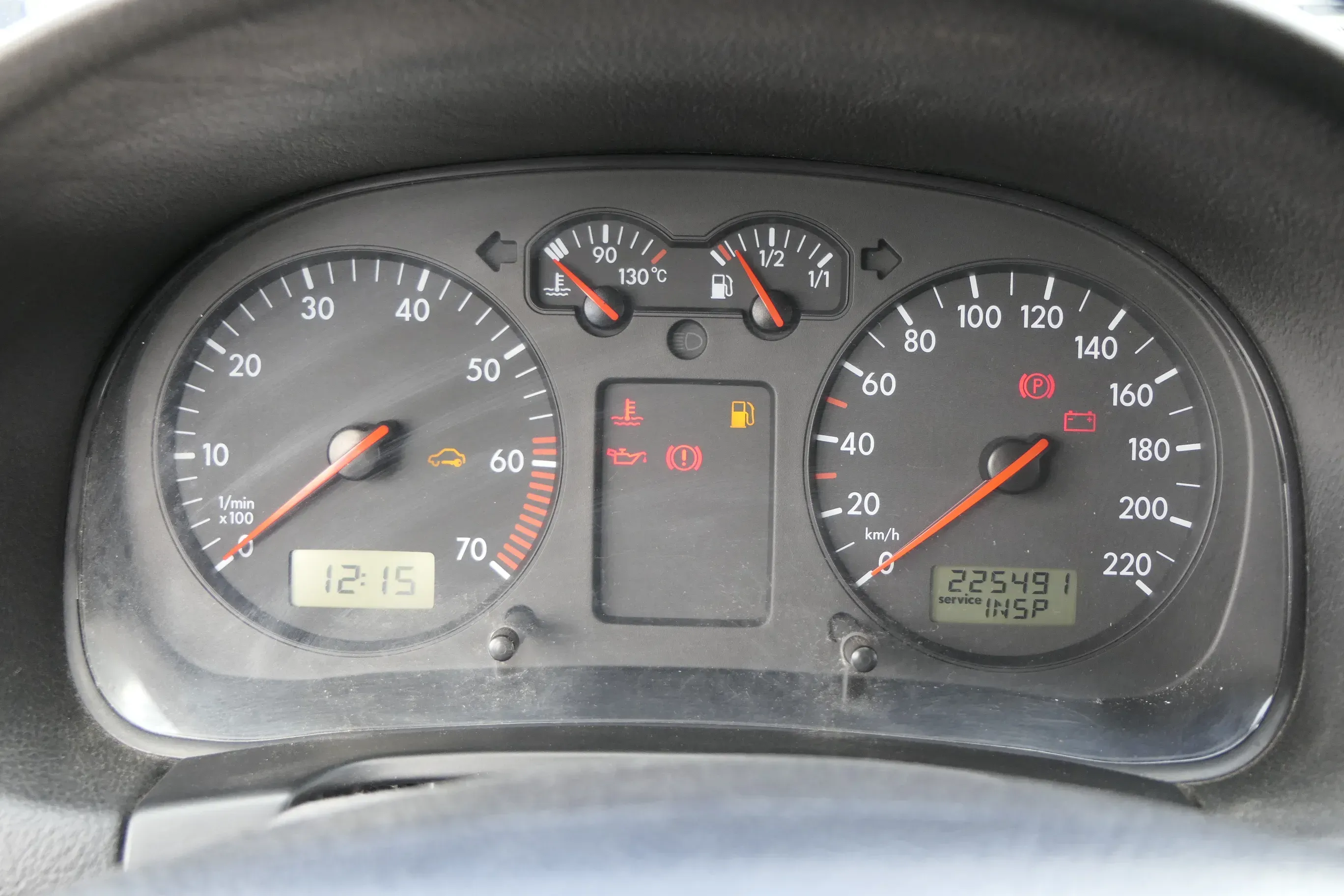 VW Golf 4 Tacho Tachometer Kombiinstrument 225.000km 1J0919860 1,4 16V 75PS 55kw - Bild 1