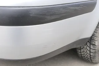 VW Golf 4 Kombi Avant Stoßstange hinten Heckstoßstange Stoßfänger silber LA7W - Bild 2