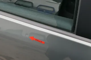VW Golf 5 V 1K Tür Türrahmen hinten rechts 4/5-Türer grau LA6Q saga- mit Scheibe - Bild 3