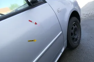 VW Lupo Seat Arosa Tür vorne rechts Beifahrertür silber LA7W (mechanischerFenst - Bild 3