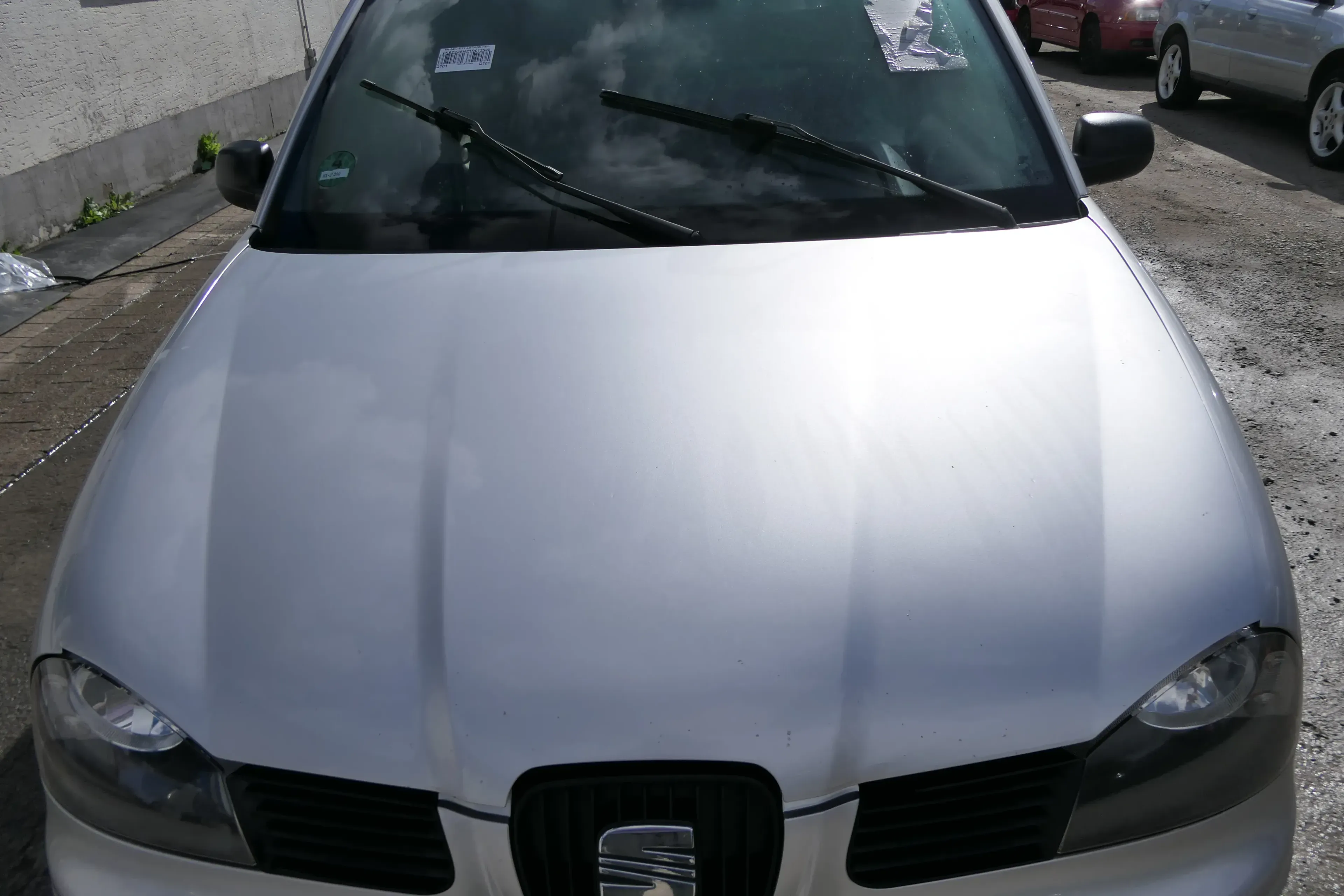 Seat Arosa 6H Facelift Motorhaube Haube Klappe vorne grau silber LS7N - Bild 1
