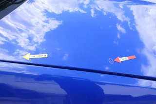 Skoda Fabia 6Y Motorhaube Klappe vorne blau LF5K mit Grill vorn - Bild 3