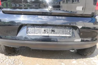 VW Fox 5Z Stoßstange hinten Stoßfänger schwarz L041 uni Heckstoßstange - Bild 2