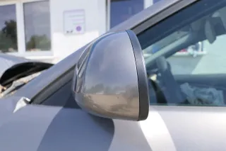 Seat Ibiza 6L mechanischer manuell Spiegel Außenspiegel links grau LS7U - Bild 2