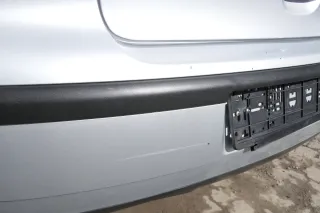 VW Polo 9N 9N3 Stoßstange Heckstoßstange hinten silber LA7W - Bild 8