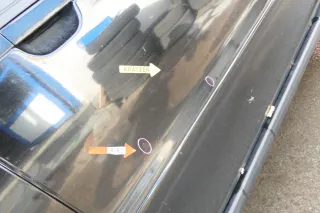 Audi A4 B5 Tür nur Türblatt vorn rechts Beifahrertür schwarz LY9B Kombi Limo - Bild 3