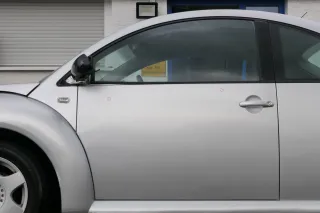 VW New Beetle 1C 9C Tür vorne links Fahrertür silber grau LG9R - OHNE Anbauteile - Bild 1