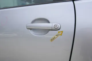 VW Polo 9N 9N3 Tür vorne links Fahrertür 2/3-Türer silber LA7W -ohne Anbauteile - Bild 6