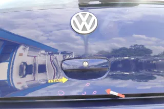 VW Polo 9N3 9N Heckklappe Kofferraumklappe Klappe blau LB5N ohne Anbauteile - Bild 7