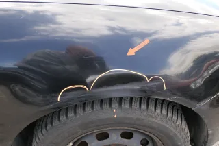 Audi A3 8L Kotflügel vorne rechts schwarz LY9B (ab ca. MItte 1999) Facelfit - Bild 3
