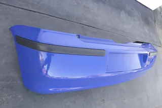 VW Polo 6N2 Stoßstange hinten Heckstoßstange Stoßfänger blau LA5C surfblue II - Bild 4